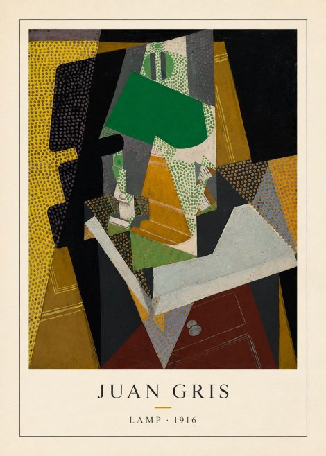 Juan Gris Lamp No4 - Poszter