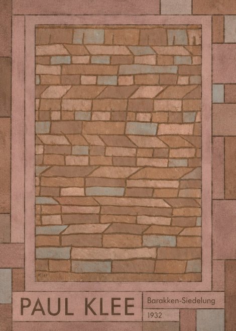Paul Klee Barakken-siedelung No1 - Poszter
