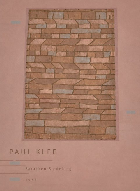 Paul Klee Barakken-siedelung No6 - Poszter