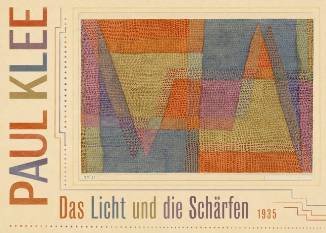 Paul Klee Das Licht Und Die Schärfen No5 - Poszter