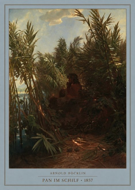 Arnold Böcklin Pan Im Schilf No4 - Poszter