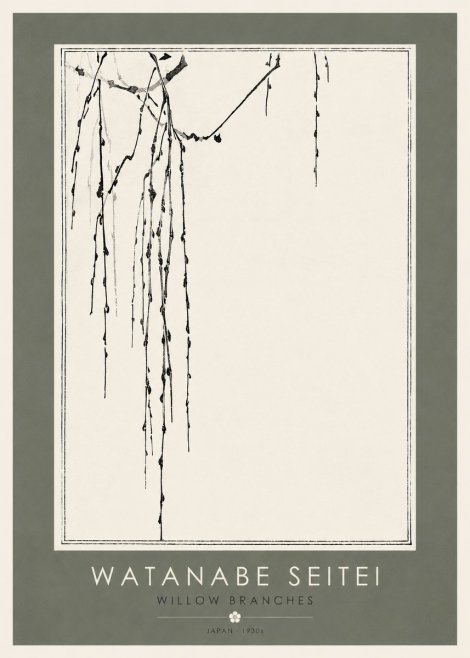 Watanabe Seitei Willow Branches I No2 - Poszter