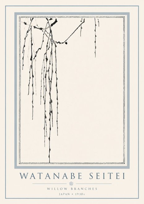 Watanabe Seitei Willow Branches I No6 - Poszter