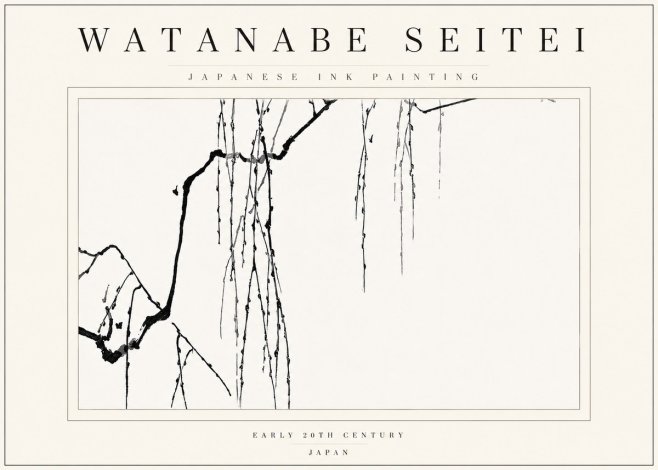 Watanabe Seitei Willow Branches II No5 - Poszter