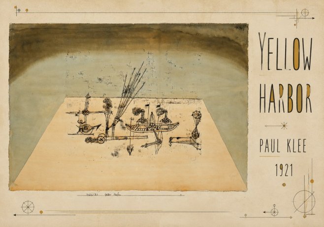 Paul Klee Yellow Harbor No5 - Poszter
