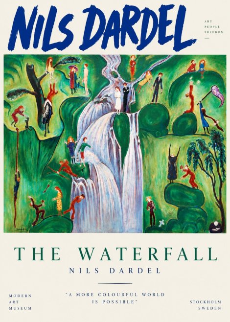 Nils Dardel The Waterfall No3 - Poszter
