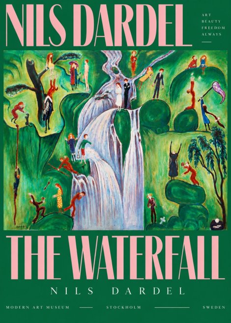 Nils Dardel The Waterfall No4 - Poszter