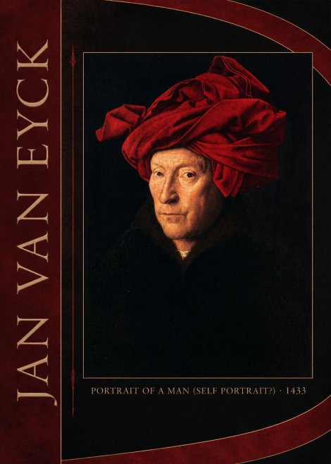 Jan van Eyck Portrait of a Man (Self Portrait?) No4 - Poszter