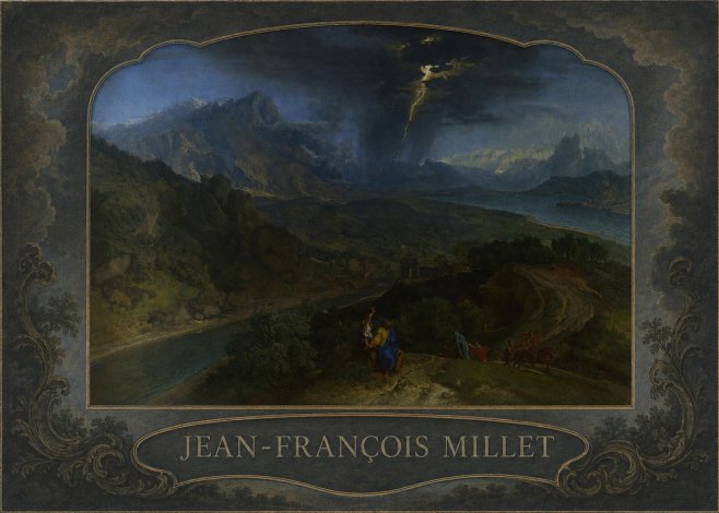 Jean-François Millet The Thunderbolt No5 - Poszter