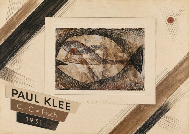 Paul Klee C. - C. = Fisch No4 - Poszter