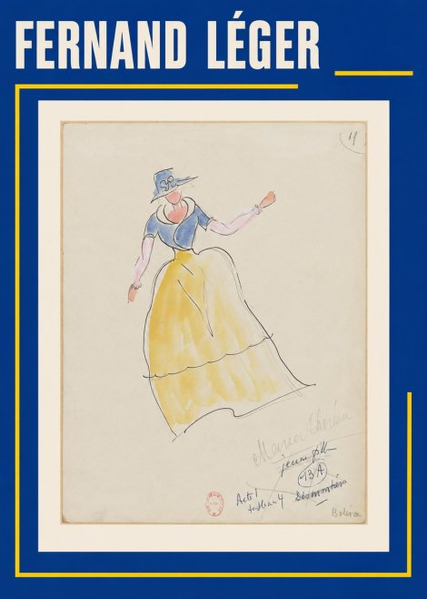 Fernand Léger Monica Thérese - Jeune Fille No1 - Poszter