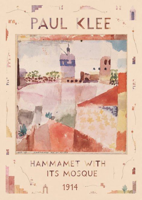 Paul Klee Hammamet with Its Mosque No4 - Poszter