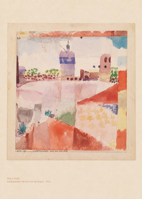 Paul Klee Hammamet with Its Mosque No5 - Poszter