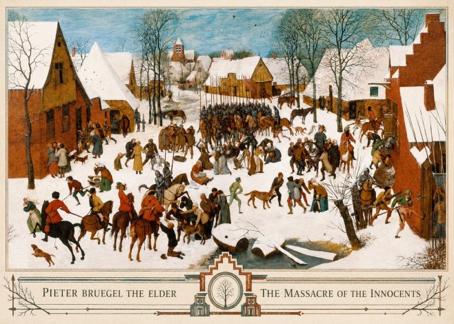 Pieter Bruegel The Massacre of the Innocents No3 - Poszter