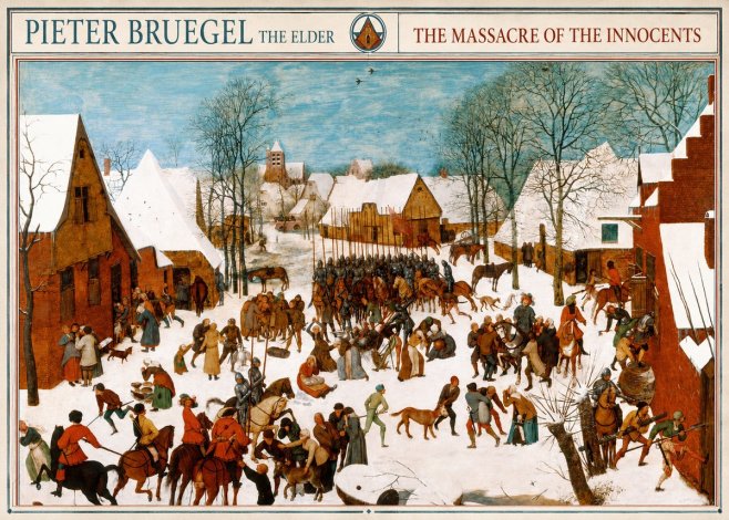 Pieter Bruegel The Massacre of the Innocents No6 - Poszter