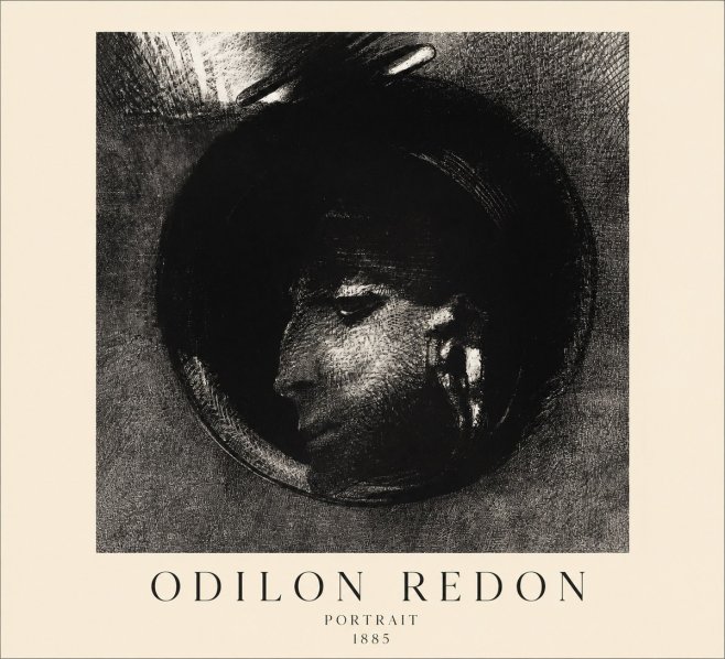 Odilon Redon Portrait No1 - Poszter