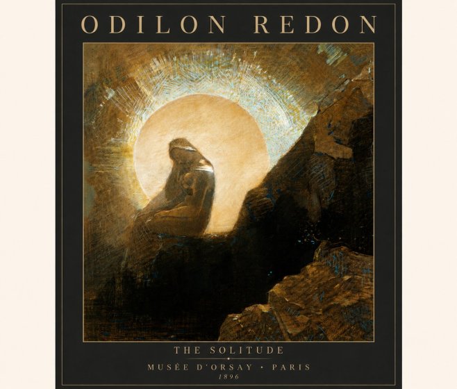 Odilon Redon The Solitude No3 - Poszter