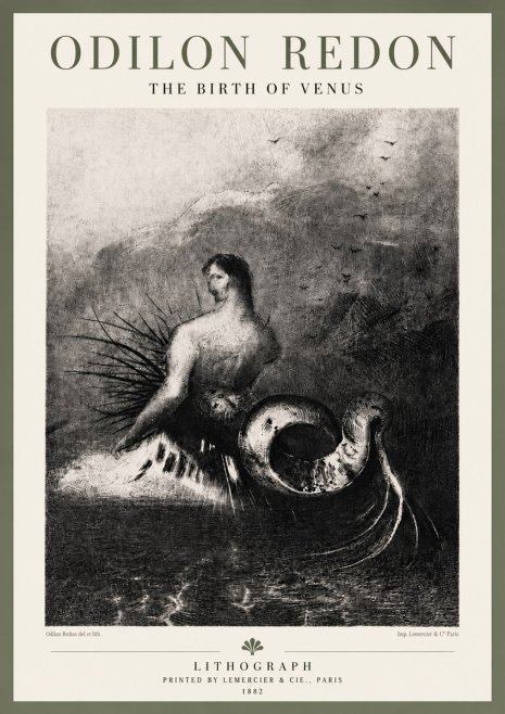 Odilon Redon The Birth of Venus No6 - Poszter