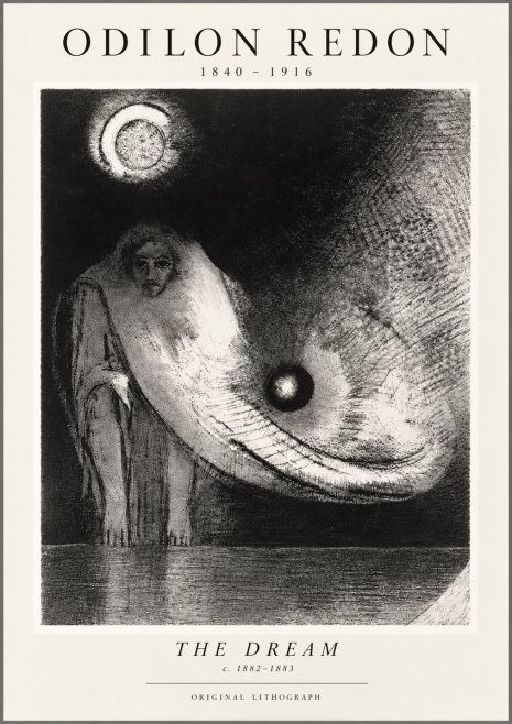 Odilon Redon The Dream No5 - Poszter