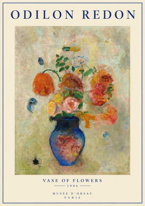 Odilon Redon Vase of Flowers No3 - Poszter