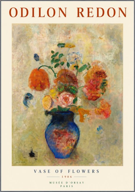 Odilon Redon Vase of Flowers No5 - Poszter