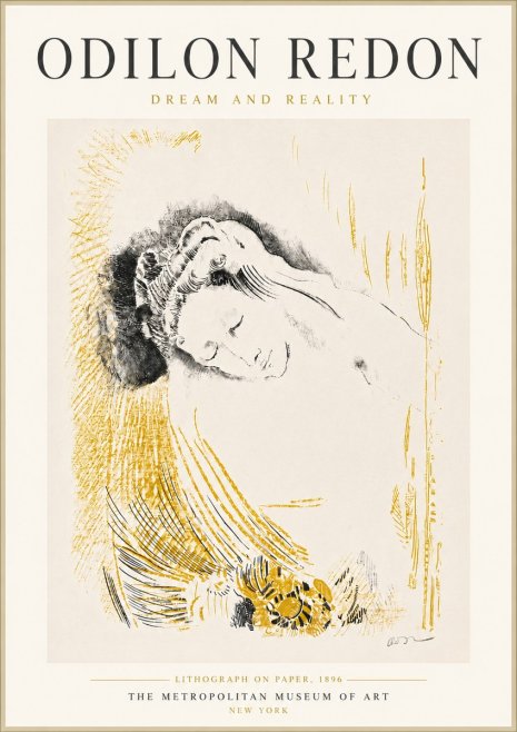 Odilon Redon Dream and Reality No6 - Poszter