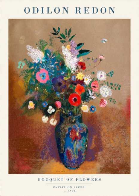 Odilon Redon Bouquet of Flowers No1 - Poszter