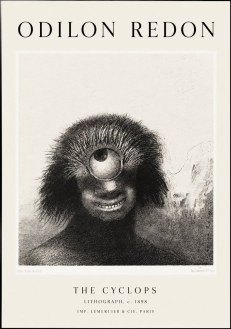 Odilon Redon The Cyclops II No1 - Poszter