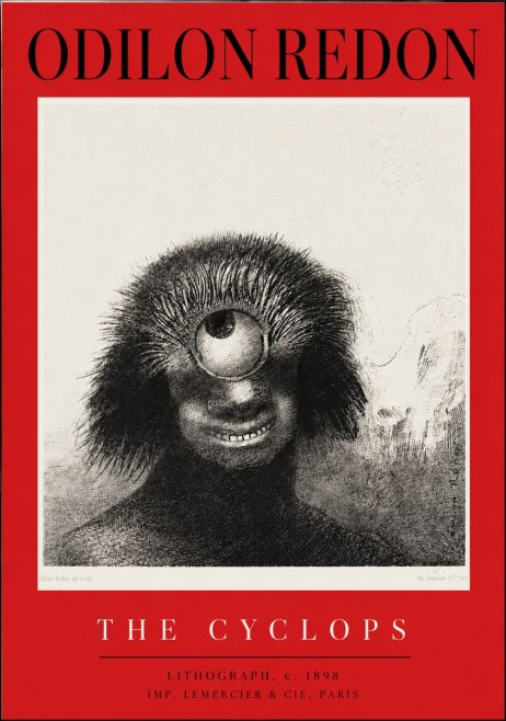Odilon Redon The Cyclops II No2 - Poszter