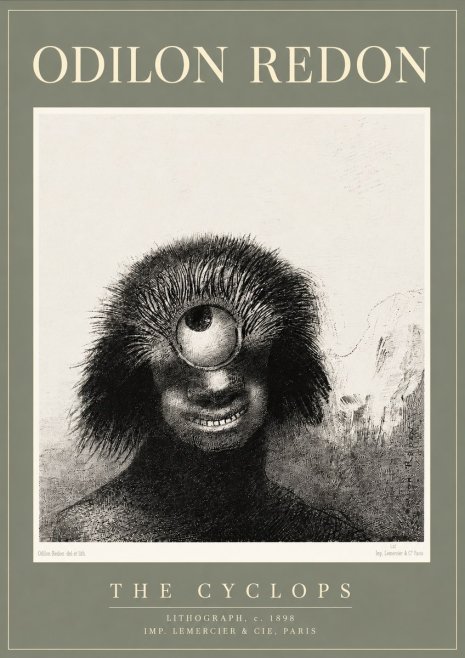 Odilon Redon The Cyclops II No3 - Poszter