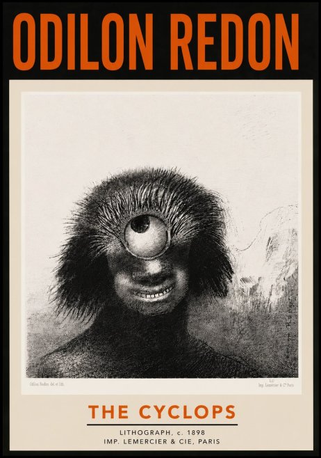 Odilon Redon The Cyclops II No5 - Poszter