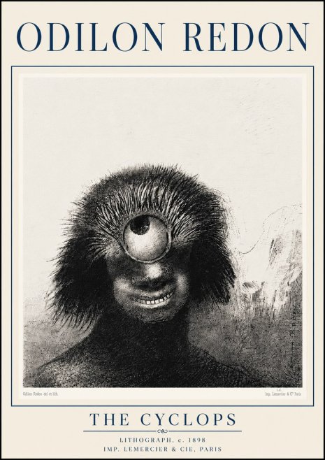 Odilon Redon The Cyclops II No6 - Poszter