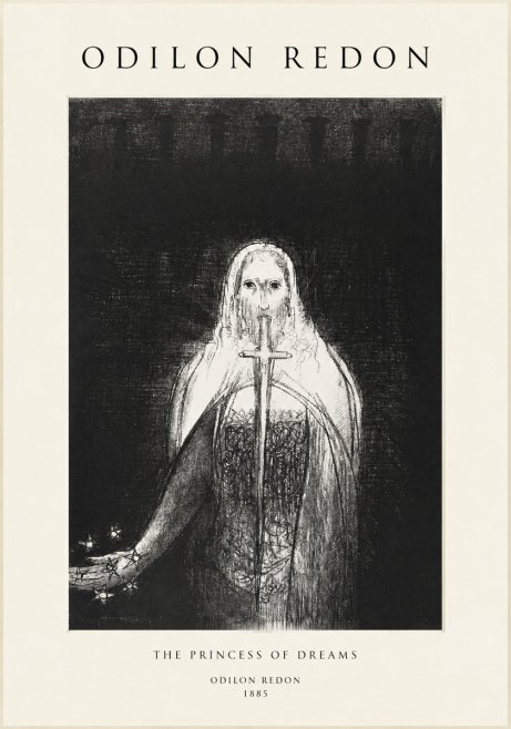 Odilon Redon The Princess of Dreams No1 - Poszter