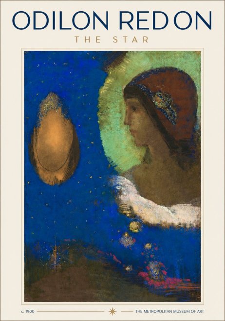 Odilon Redon The Star No3 - Poszter