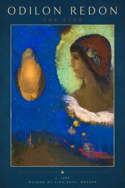 Odilon Redon The Star No6 - Poszter