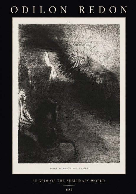 Odilon Redon Pèlerin Du Monde Sublunaire No1 - Poszter