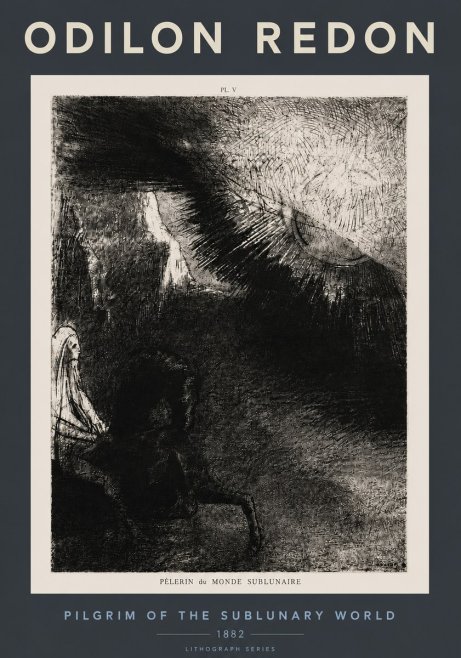 Odilon Redon Pèlerin Du Monde Sublunaire No4 - Poszter