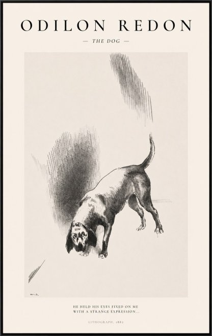 Odilon Redon The Dog No1 - Poszter