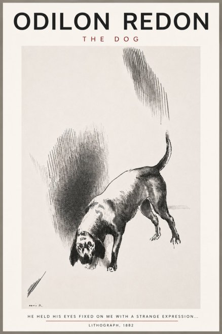 Odilon Redon The Dog No4 - Poszter