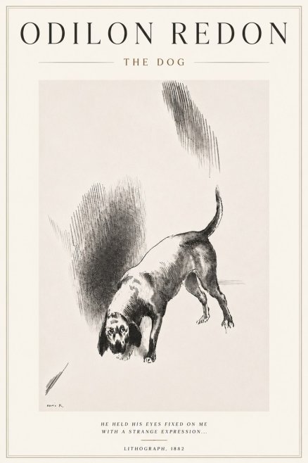 Odilon Redon The Dog No5 - Poszter