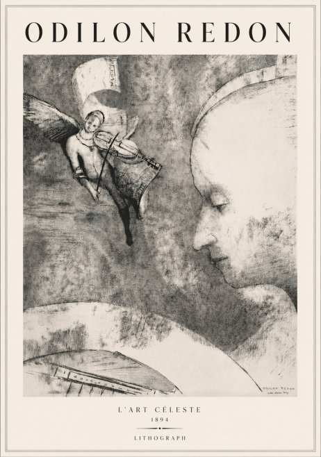 Odilon Redon L'art Céleste No3 - Poszter
