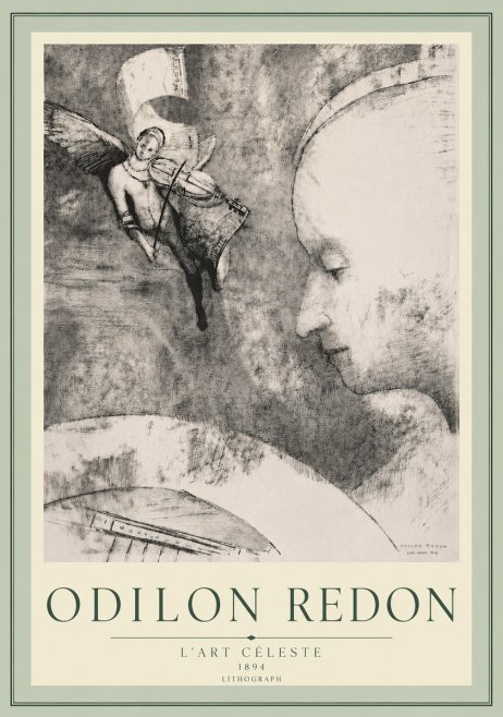 Odilon Redon L'art Céleste No5 - Poszter
