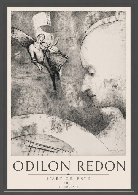 Odilon Redon L'art Céleste No6 - Poszter