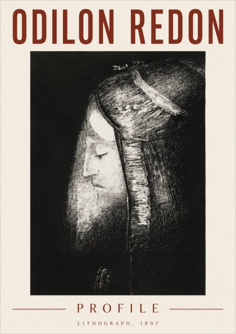 Odilon Redon Profile No3 - Poszter
