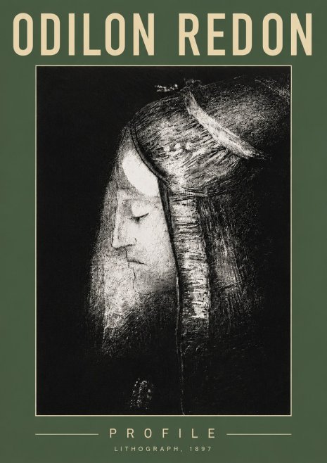 Odilon Redon Profile No5 - Poszter