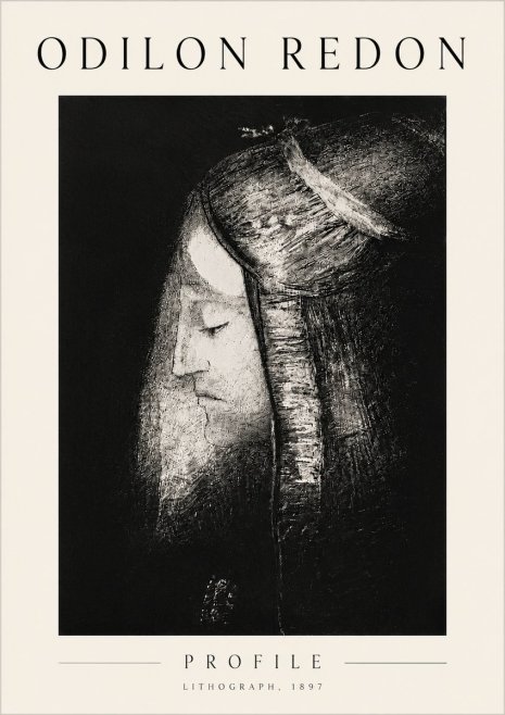Odilon Redon Profile No6 - Poszter
