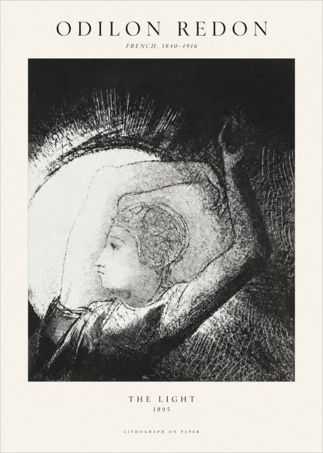 Odilon Redon The Light No1 - Poszter