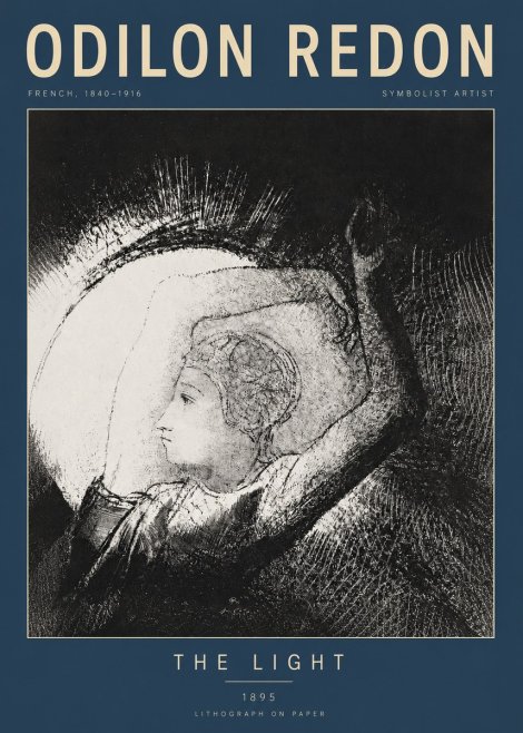 Odilon Redon The Light No2 - Poszter