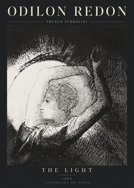 Odilon Redon The Light No3 - Poszter