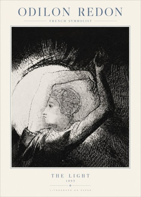 Odilon Redon The Light No5 - Poszter